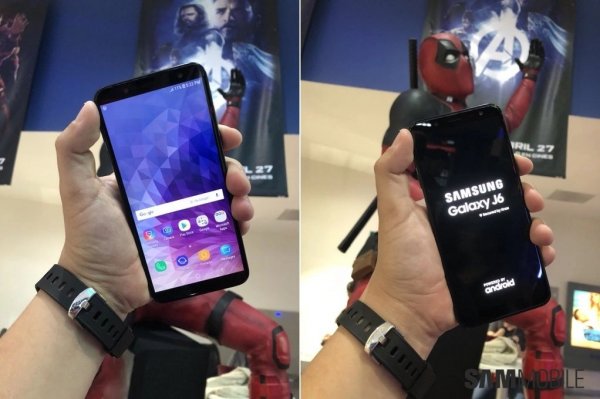 Galaxy J6 засветился на живых фотографиях