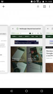 Мобильный Chrome вскоре получит горизонтальную прокрутку вкладок