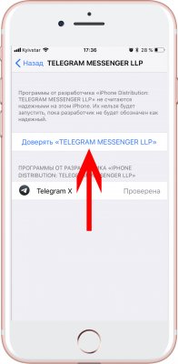 Как устанавливать обновления Telegram в обход App Store