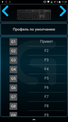 Обзор игровой клавиатуры Logitech G513 Carbon — Утилита Logitech Gaming Software. 18