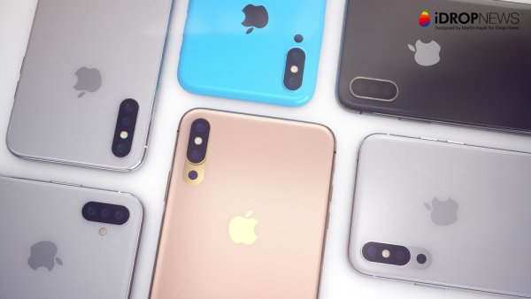 Слух: iPhone получит тройную камеру с 3D-датчиком в 2019 году