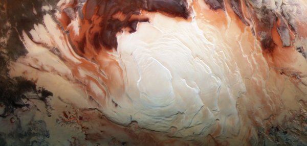 Космический аппарат Mars Express показал потрясающие снимки Марса