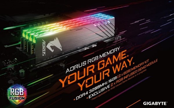 Gigabyte представила первую оперативную память и прочие новинки на Computex 2018