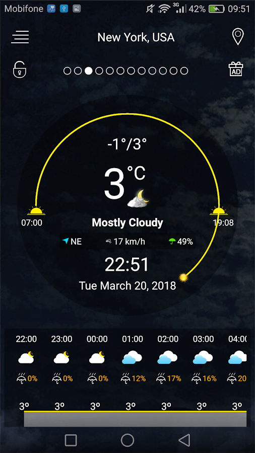 Weather Forecast Accu 1.102.447.01. Скриншот 8