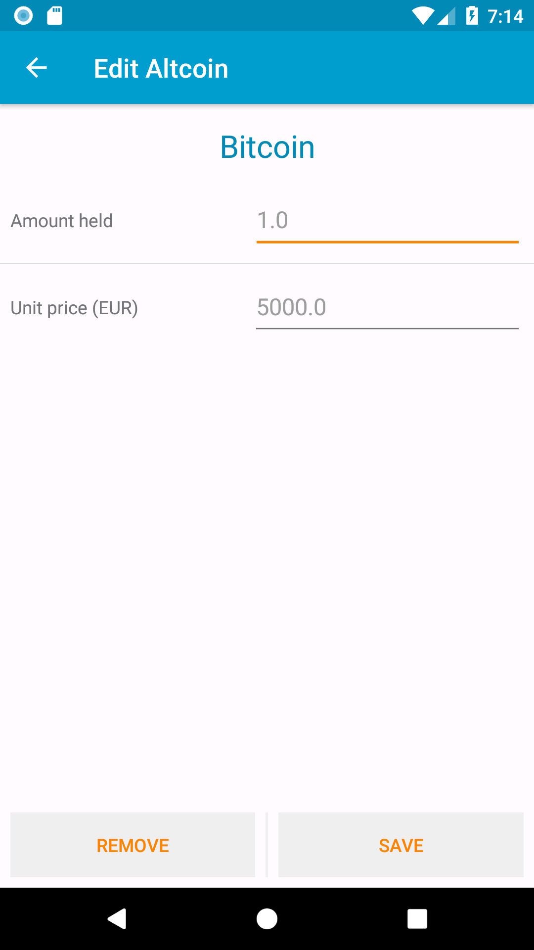 Altcoin Prices 1.7.4. Скриншот 4