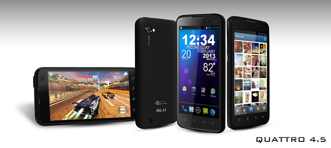 Трио недорогих смартфонов на NVIDIA Tegra 3 от BLU Products