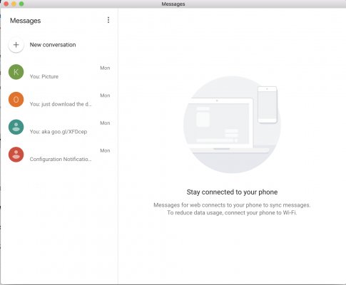 SMS-клиент сообщений Android вышел на Windows и macOS