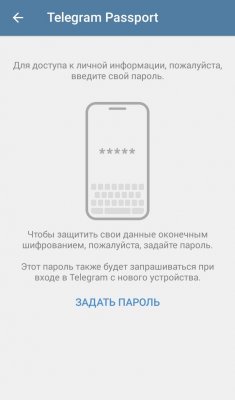 В Telegram для Android появился «паспорт»