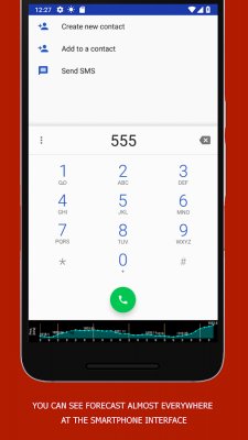 Navbar Weather для Android показывает прогноз погоды в навигационной панели