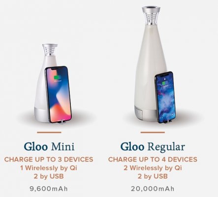 На Kickstarter появился декоративный повербанк в виде бутылки с беспроводной зарядкой