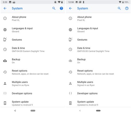 Вышла Android P DP4: изменённый стиль иконок и ручное переключение темы