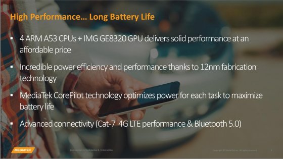 MediaTek Helio A22 — новый процессор для смартфонов от 0