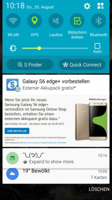 Samsung так и не избавилась от рекламы в уведомлениях