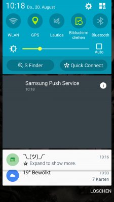 Samsung так и не избавилась от рекламы в уведомлениях