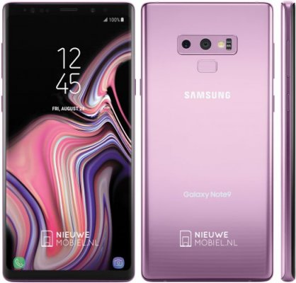 Samsung Galaxy Note 9 в новом цвете показался на рендерах