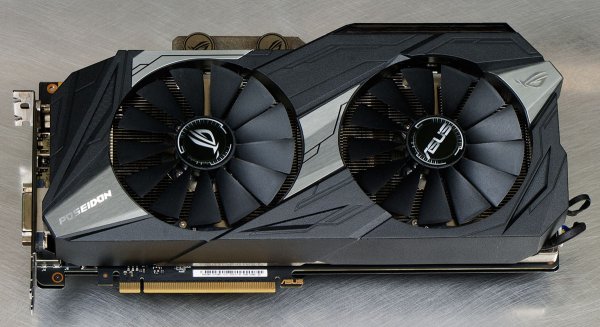 Гибриды идут: ASUS ROG Poseidon GTX 1080 Ti — Внешний вид, особенности конструкции. 8