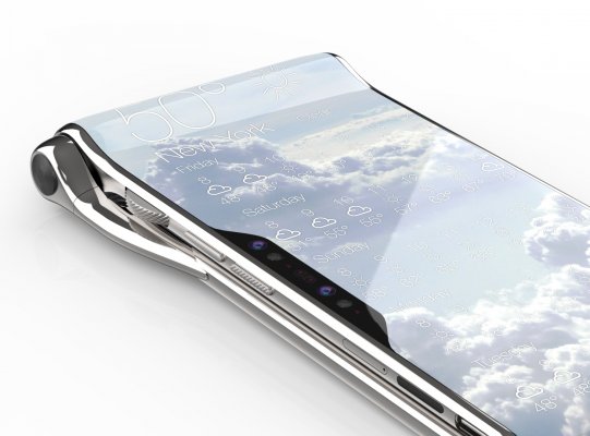 Представлен концепт футуристического смартфона с тремя дисплеями