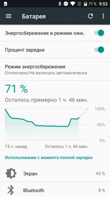 Обзор BQ Contact — NFC любой ценой — Автономность. 6