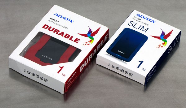 Просто и со вкусом: внешние накопители ADATA HD330 и HV300 — Внешний вид. 1