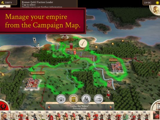 Культовая стратегия ROME: Total War теперь доступна на iPhone