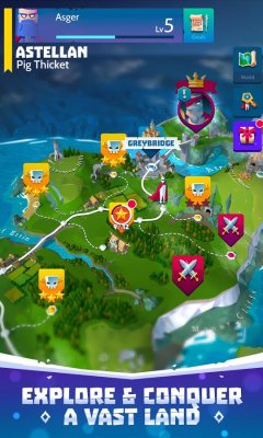 На Android вышла красочная RPG с однопальцевым управлением