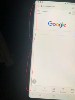 Samsung: световые полоски по краям дисплея Galaxy Note 9 — это не дефект