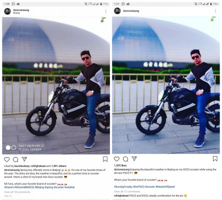 Пиарщик Xiaomi рекламировал камеру Pocophone F1 снимком на Mi MIX 2S