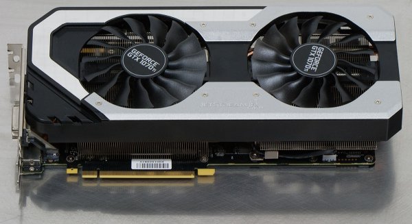 Обзор видеокарты Palit GTX 1070 Ti JetStream — Внешний вид, особенности конструкции. 2