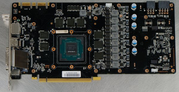 Обзор видеокарты Palit GTX 1070 Ti JetStream — Внешний вид, особенности конструкции. 13