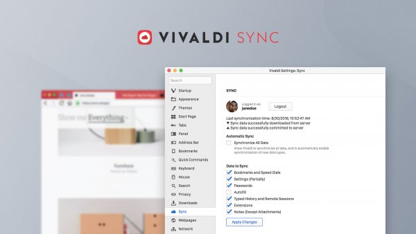 Вышел браузер Vivaldi 2.0 с синхронизацией данных, веб-панелями и адаптивными темами