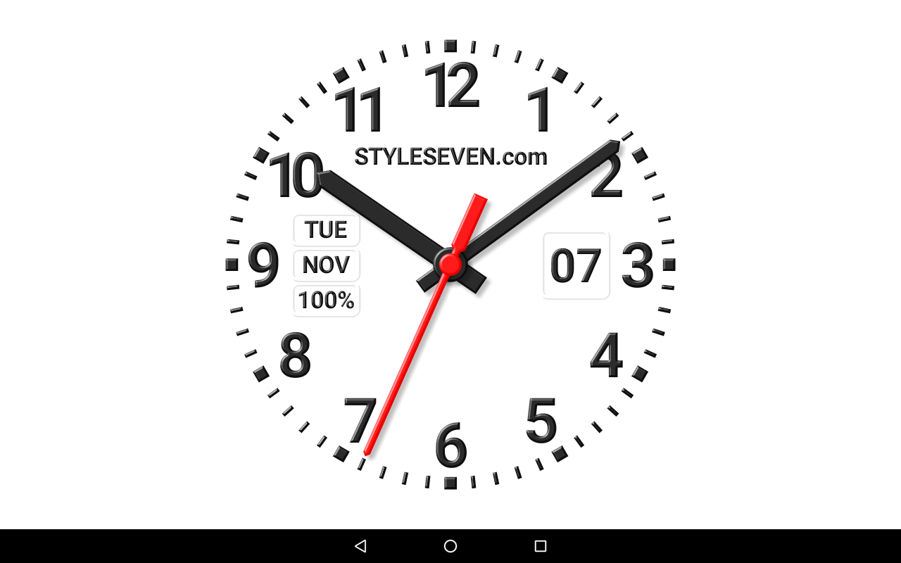 Где приложение часы. Analog Clock Constructor-7. Styleseven часы. Аналоговые часы на телевидении. 7 22 Время.