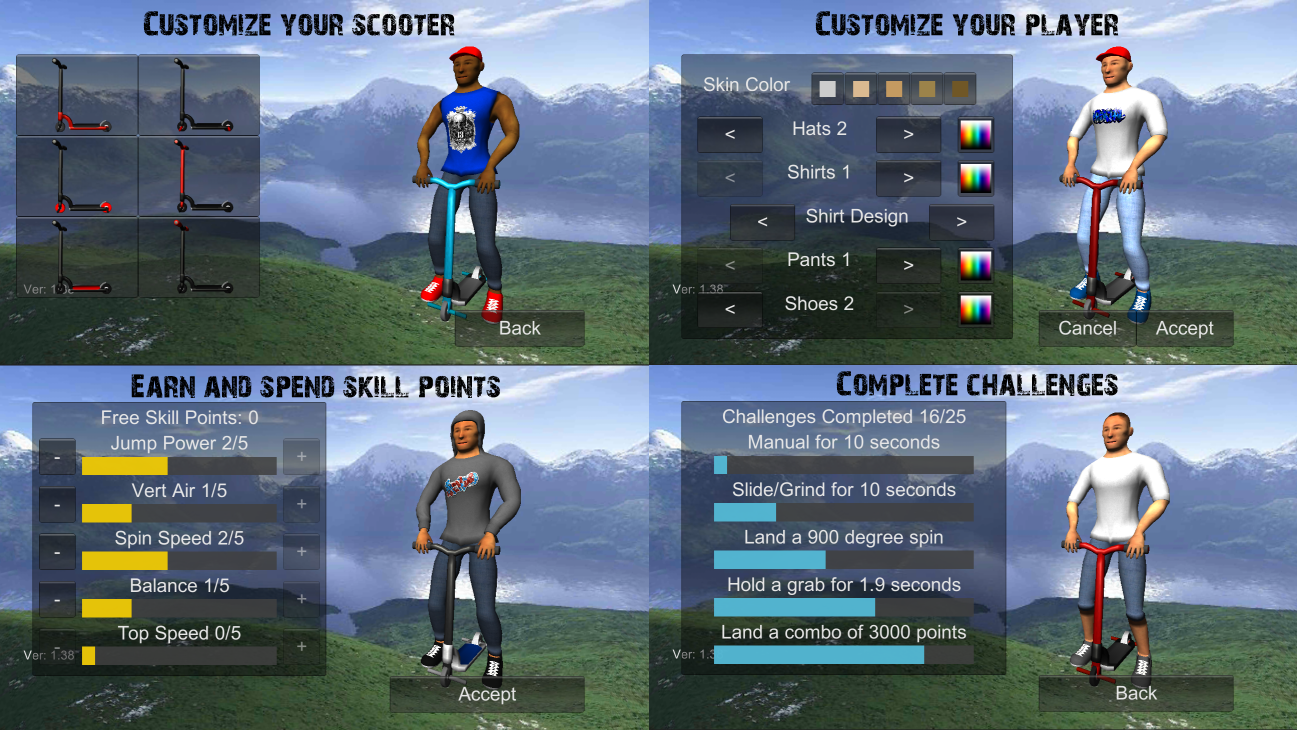 Скачать Scooter Freestyle Extreme 3D 1.87 для Android