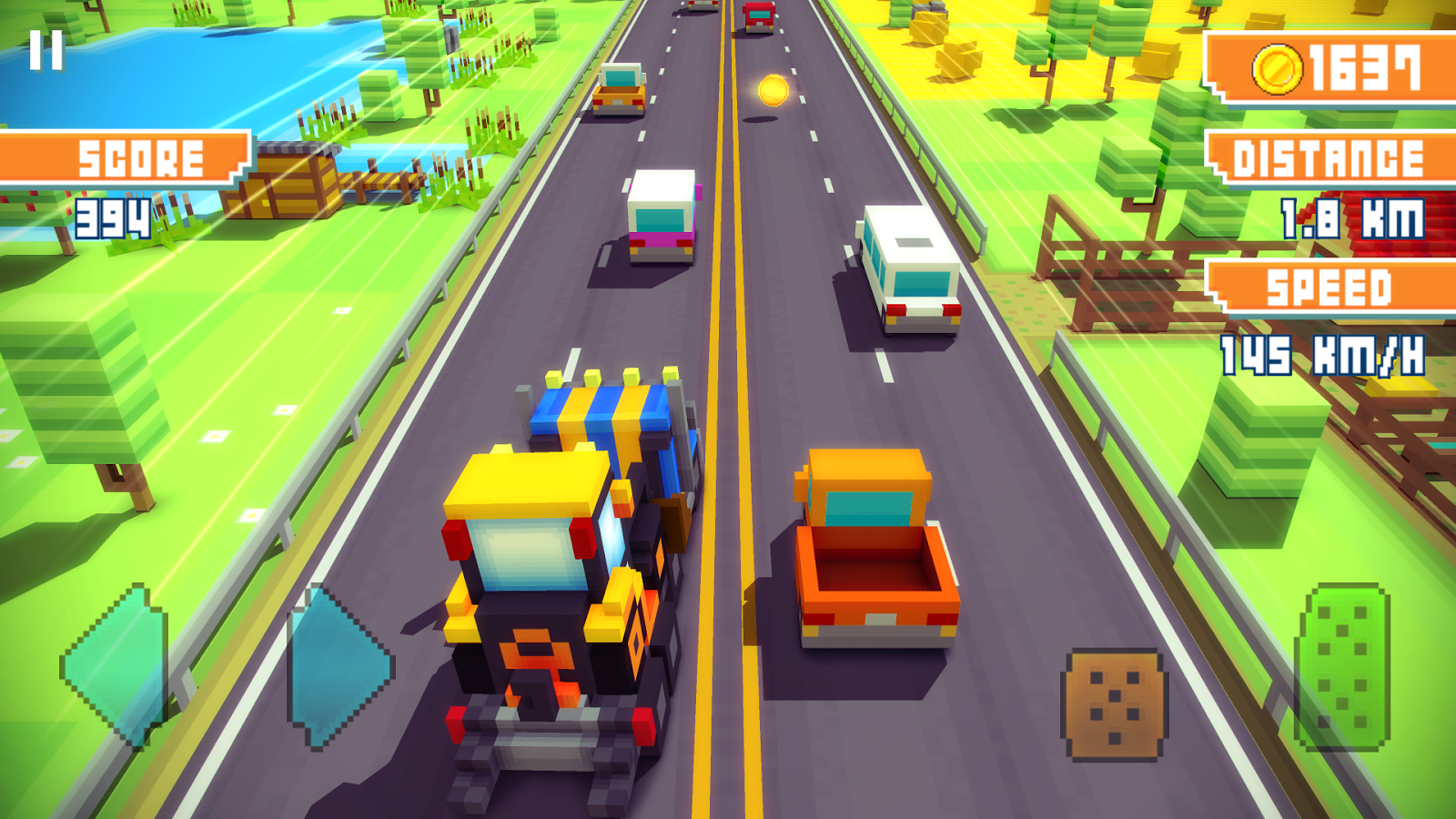 Скачать Blocky Highway 1.2.6 для Android