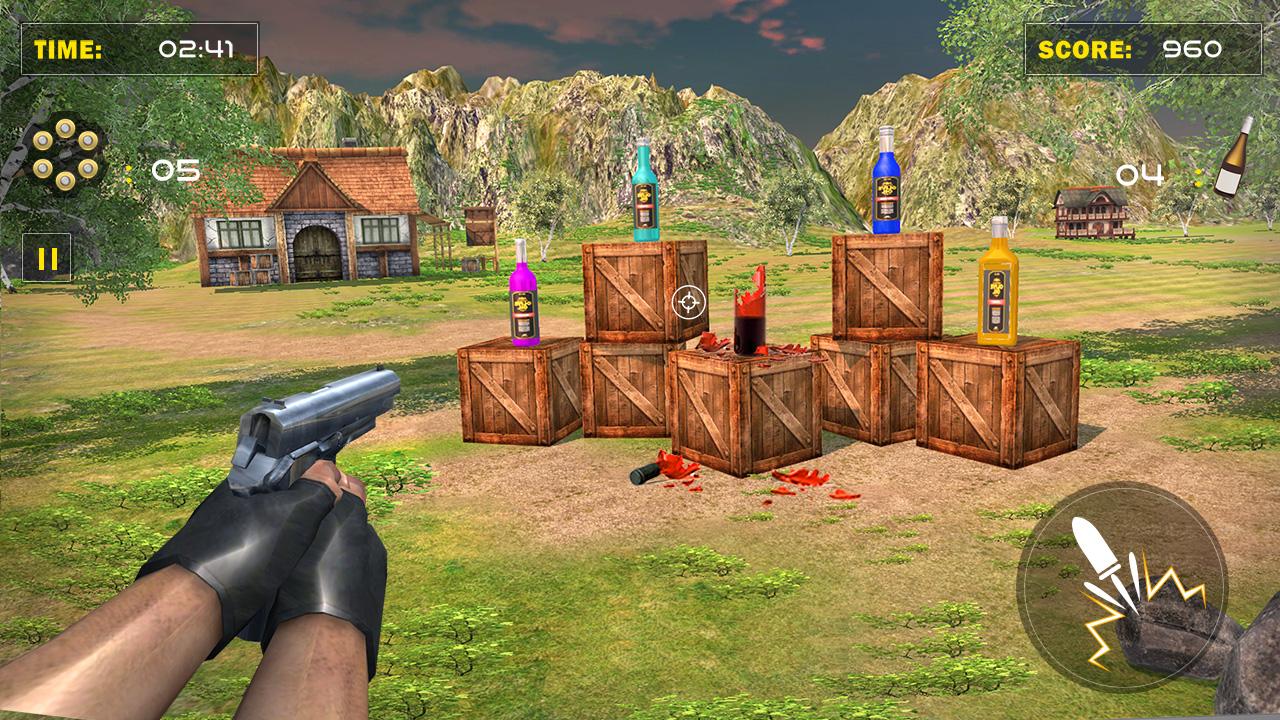 Скачать Bottle Shot 3D Sniper 4.0.10 для Android