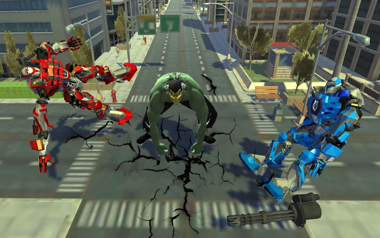 Скачать Incredible monster vs robot city survival rescue mission 1.9.0 для  Android