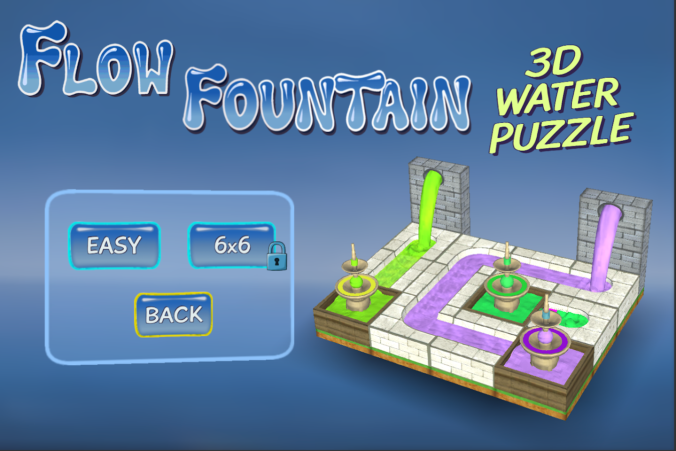 Flow water 3d fountain clearance puzzle