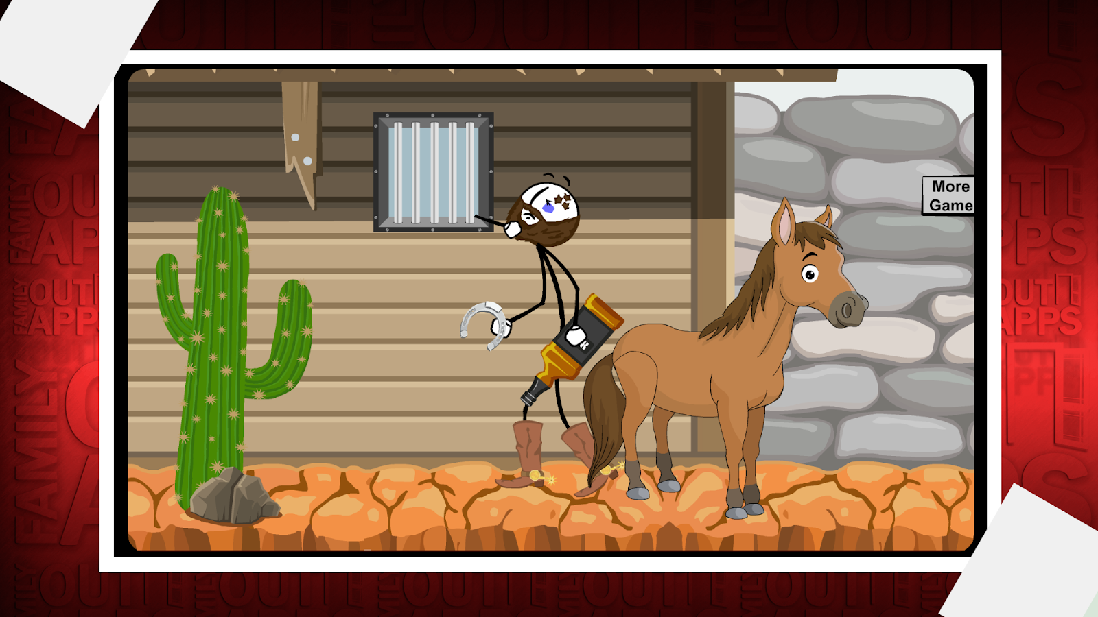 Скачать Stickman Western 3.0 для Android