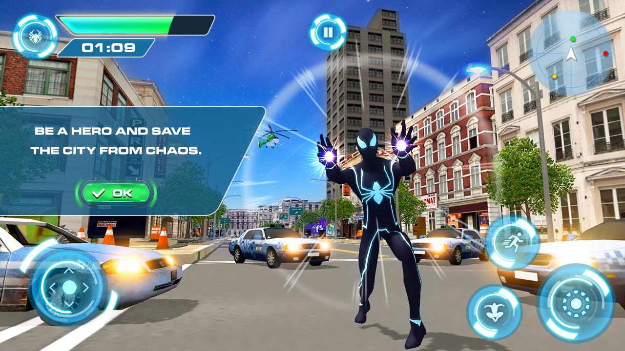 Скачать Superhero Spider - Action Game 2.1.5 для Android