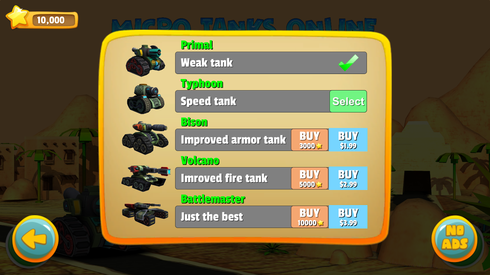 Скачать Micro Tanks Multiplayer 1.1 для Android