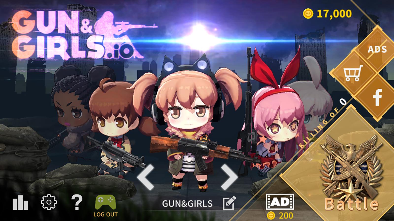 Скачать Gun and Girls.io 1.0 для Android, iPhone / iPad