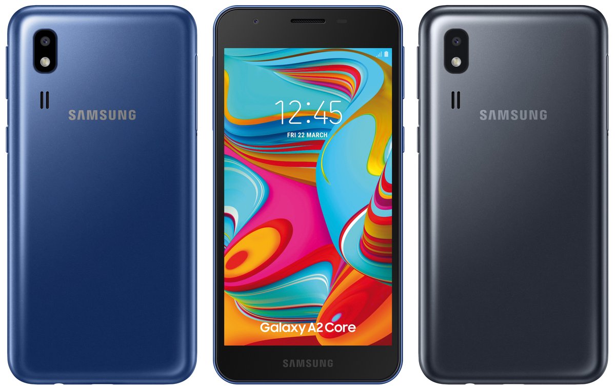 Samsung представил Galaxy A2 Core — свой самый дешёвый смартфон