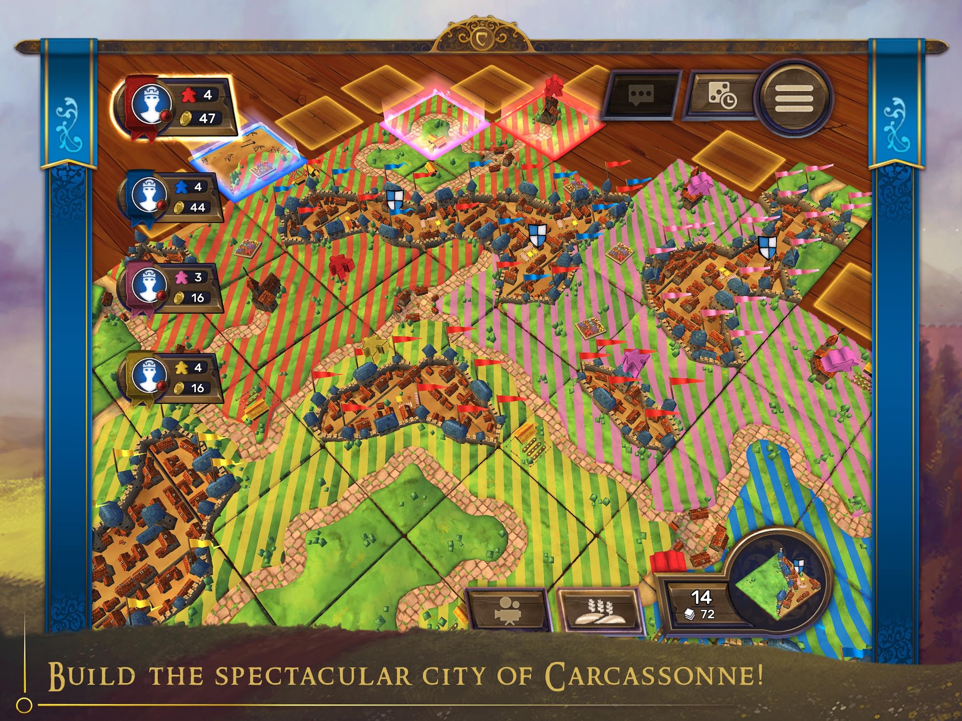 Скачать Carcassonne - Tiles & Tactics 1.8 для Android