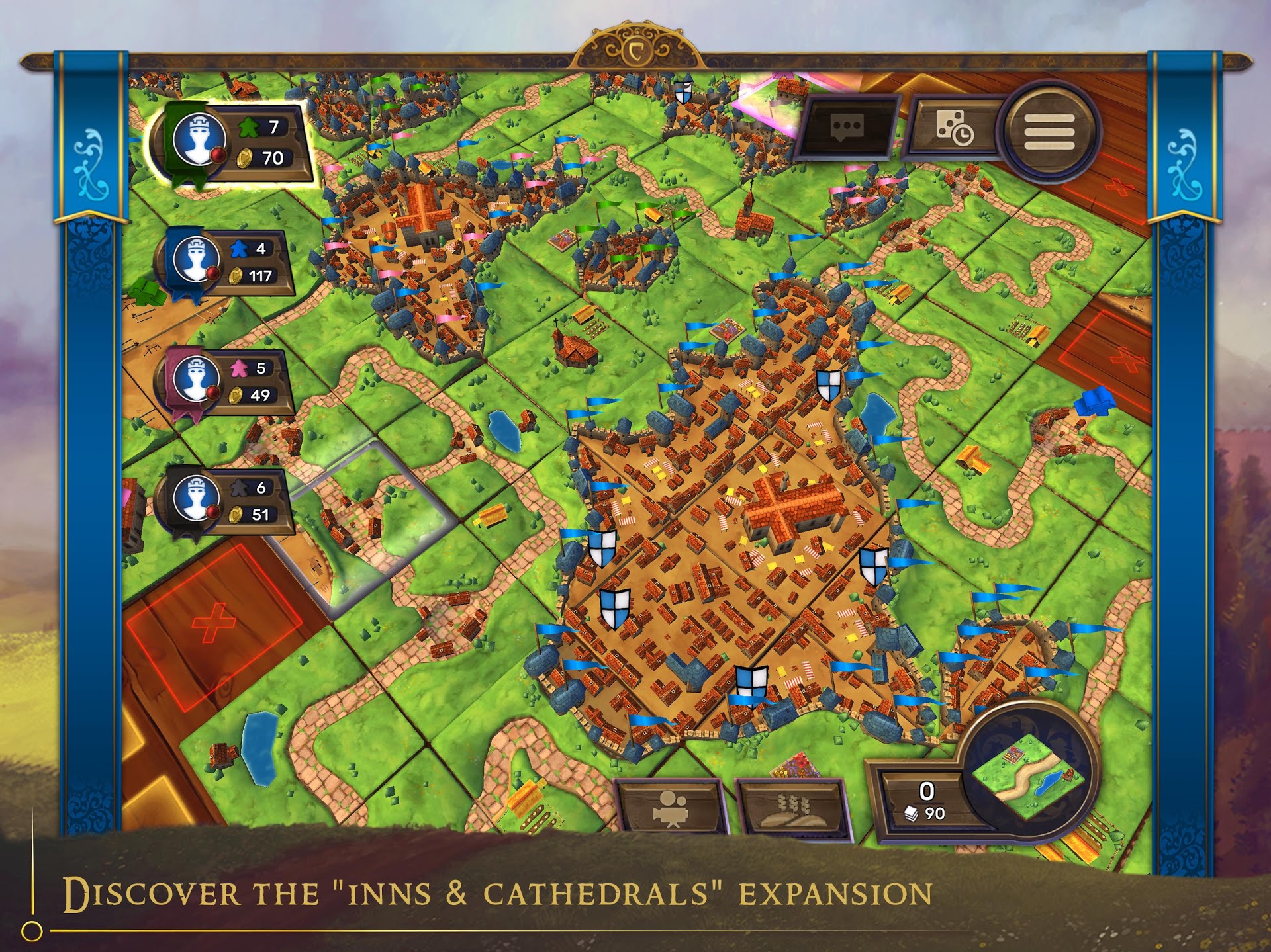 Скачать Carcassonne - Tiles & Tactics 1.8 для Android