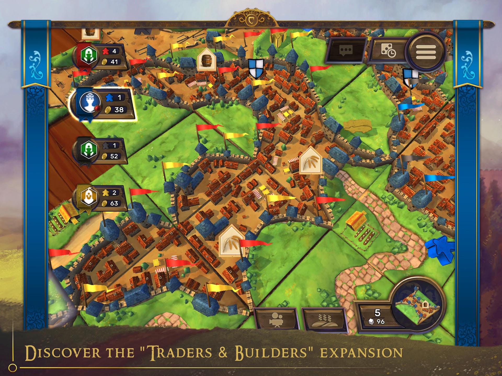 Скачать Carcassonne - Tiles & Tactics 1.8 для Android