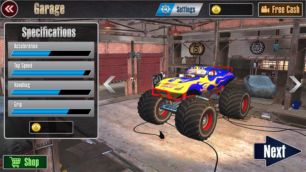 Скачать Monster Truck Crash 1.5 для Android