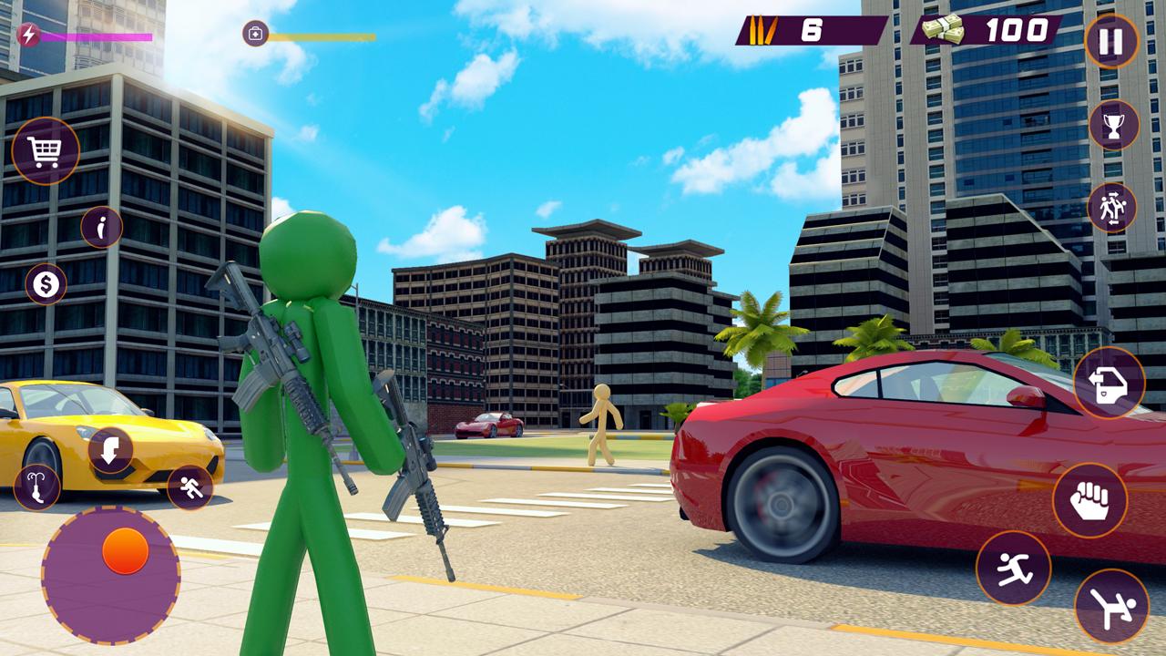 Скачать Stickman Gangster Mafia Criminal 1.3 для Android