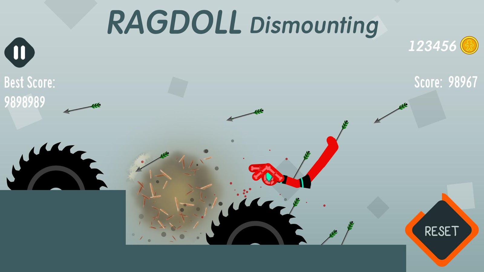 Скачать Ragdoll Turbo Dismount 1.96 для Android