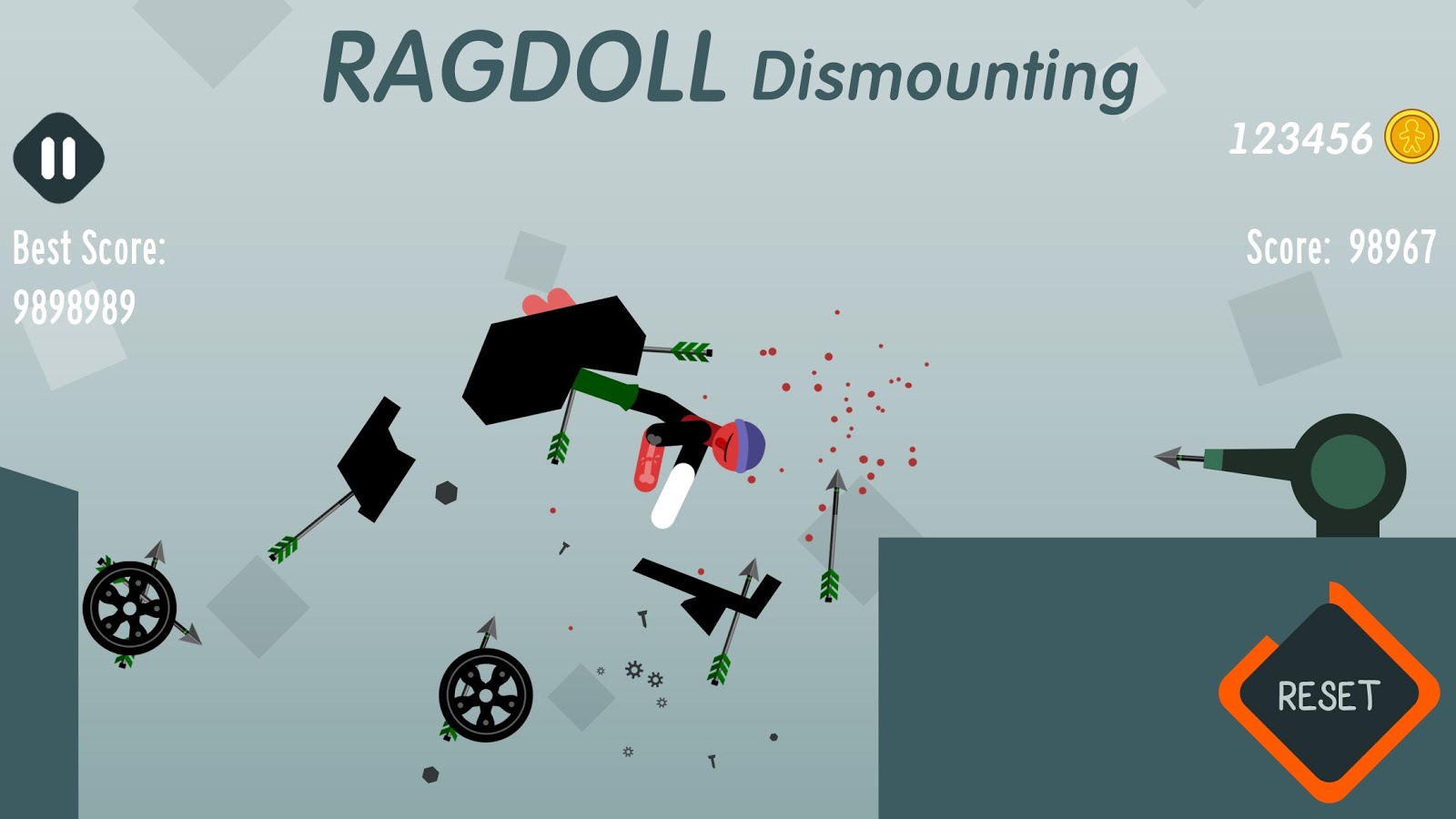 Скачать Ragdoll Turbo Dismount 1.96 для Android