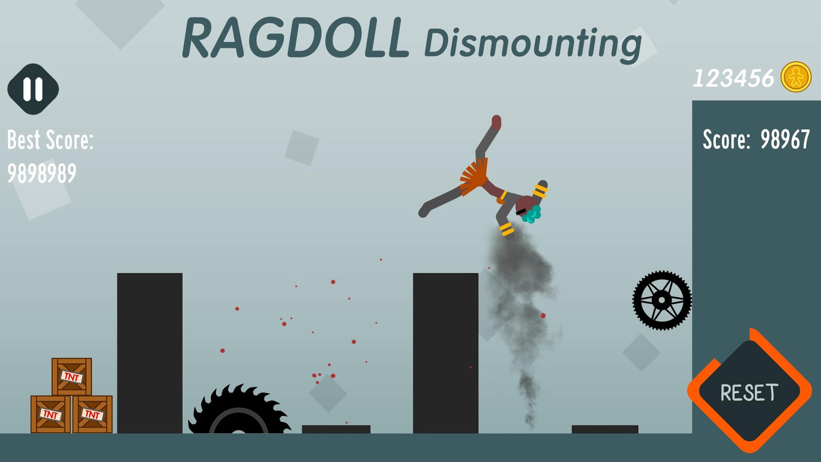 Скачать Ragdoll Turbo Dismount 1.96 для Android