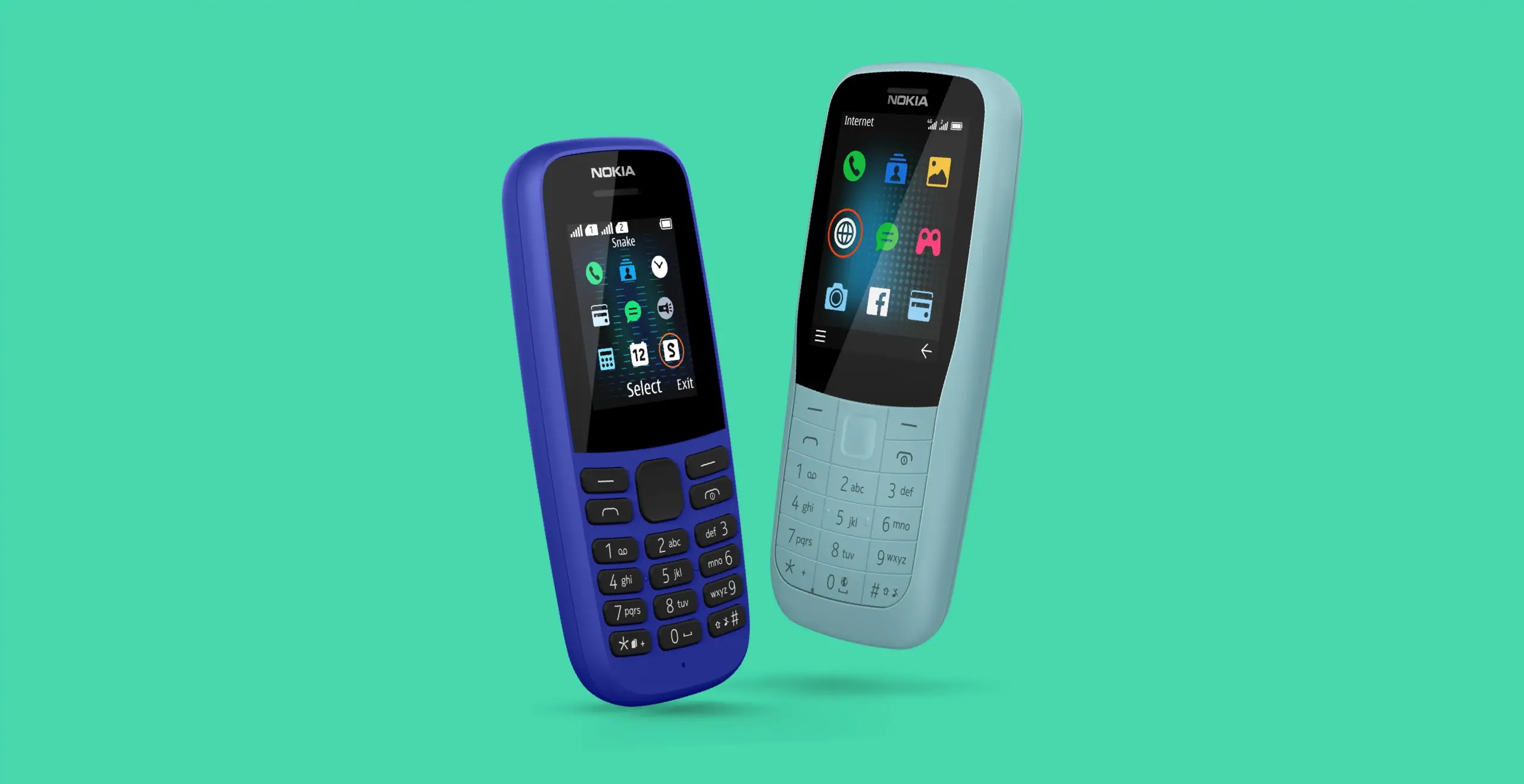 Представлены кнопочные телефоны Nokia 220 и Nokia 105 с 4G, змейкой и  фонариком